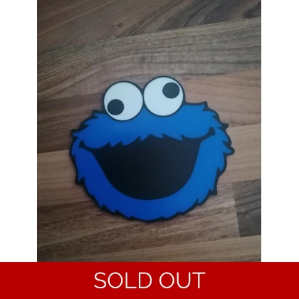 Sesame Street - Cookie Monster Muppets 3D Printed Drinks Coaster